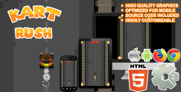Download Kart Rush – ( Biker Game | Capx and HTML5 ) Nulled 