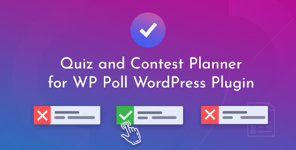 Download Quiz and Contest Planner for WP Poll Nulled 