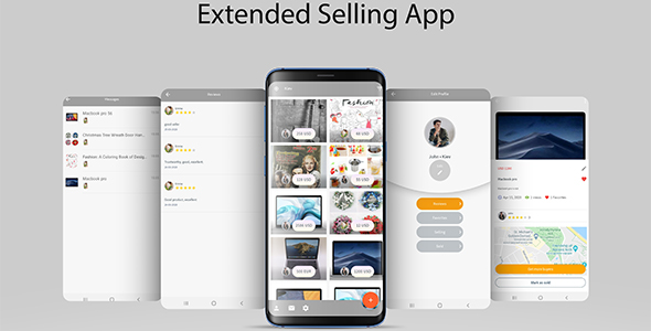 Download Extended Selling App with Firebase Realtime and Admin Panel Nulled 