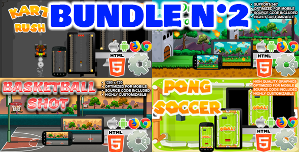 Download Bundle N°2 (  04 games | CAPX and HTML5 ) Nulled 
