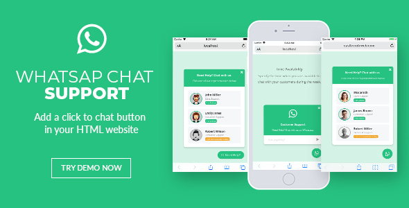 Download WhatsApp Chat Support – jQuery Plugin Nulled 