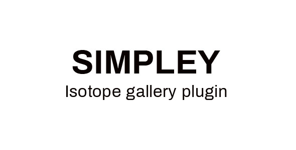 Download Simpley – Isotope Gallery WordPress plugin Nulled 