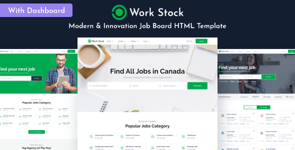 Download Work Stock – Job Board HTML Template Nulled 