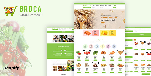 Download Groca – Supermarket Shopify Theme Nulled 