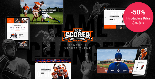 Download TopScorer – Sports WordPress Theme Nulled 