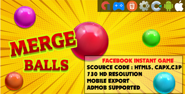 Download Merge Balls –  HTML5 Game – Mobile, Facebook Instant Game & Web (HTML5 & C2,C3) Nulled 