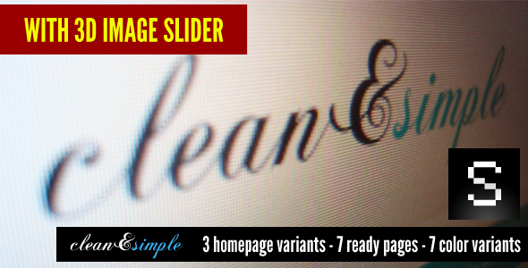 Download clean&simple – with 3d image slider Nulled 
