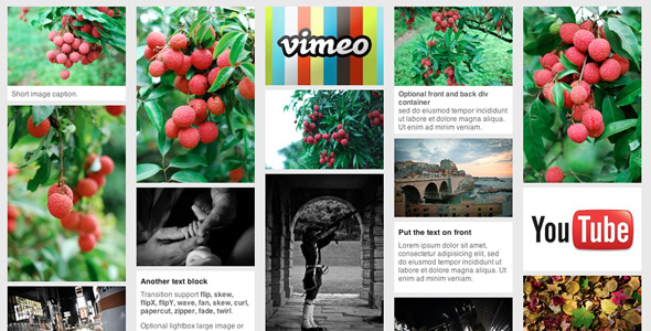 Download jQuery pinterest style gallery plugin Nulled 