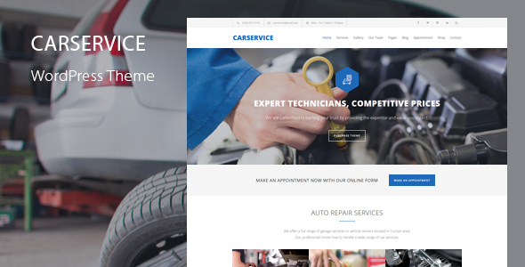 Download Car Service – Mechanic Auto Shop WordPress Theme Nulled 