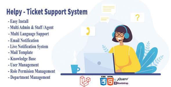 Download Helpy – Knowledge Base Ultimate Ticket Support System Nulled 