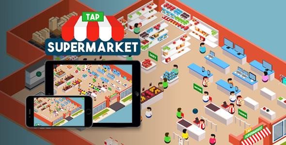 Download Tap Supermarket – HTML5 Game Nulled 