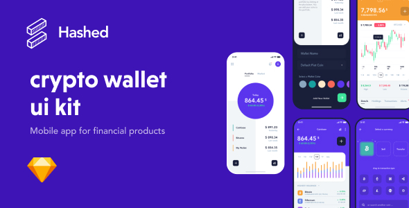 Download Hashed Crypto Wallet UI Kit Nulled 