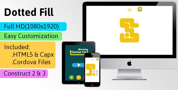 Download Dotted Fill – HTML5 Game (Construct 2 | Construct 3 | Capx | C3p) – Puzzle Game str8face Nulled 