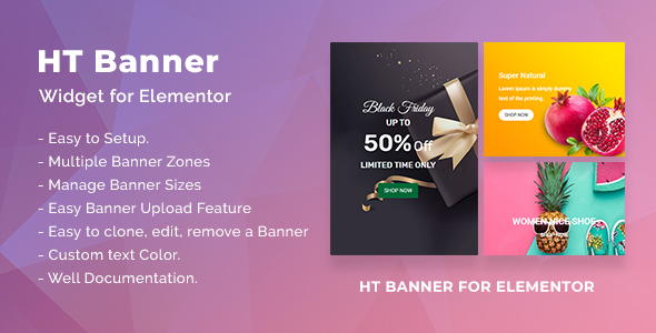 Download HT Banner for Elementor Nulled 
