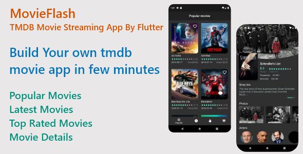 Download MovieFlash-TMDB Movie Streaming App By Flutter Nulled 