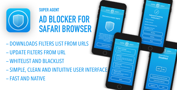 Download Super Agent – Ad blocker for Safari browser Nulled 