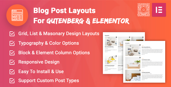 Download Blog Post Layouts for Gutenberg and Elementor Nulled 