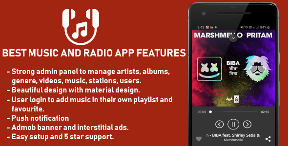 Download Best Music and Radio App Nulled 