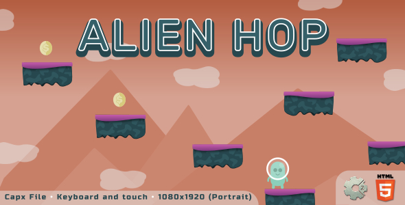 Download Alien Hop – HTML5 Skill game Nulled 