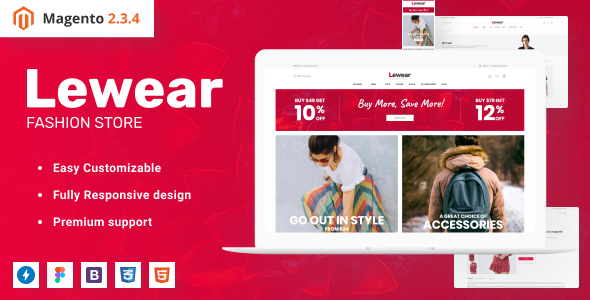 Download Lewear – Fashion eCommerce Design Magento Theme Nulled 