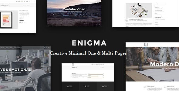 Download Enigma | Creative Responsive Minimal Joomla Template Nulled 