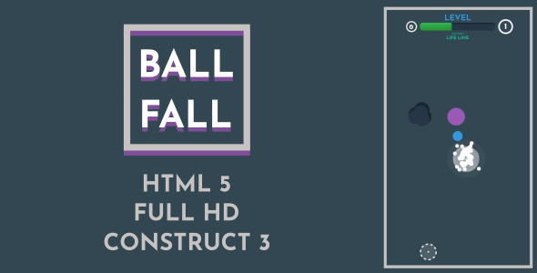 Download Ball Fall – HTML5 Game (Construct3) Nulled 