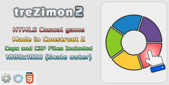 Download treZimon2 – HTML5 Memory Game Nulled 