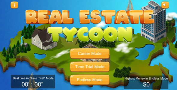 Download Real Estate Tycoon – City Sim Time Management HTML5 Game (Construct2) Nulled 