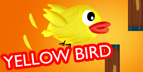 Download Yellow Bird HTML5 capx (construct 2) with admob Integrated Nulled 