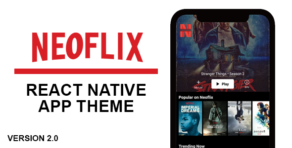 Download Neoflix React Native Theme Nulled 