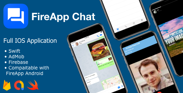 Download FireApp IOS – Complete Chatting App for IOS –  Inspired by WhatsApp Nulled 