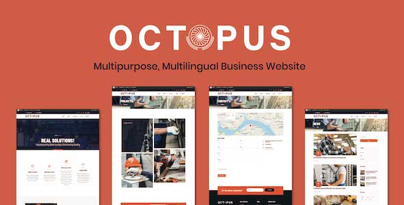 Download Octopus – Multi-purpose, Multilingual Business Website Nulled 