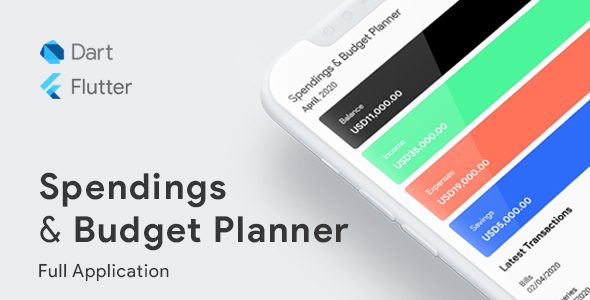 Download Spendings & Budget Planner Full Application – Flutter Nulled 
