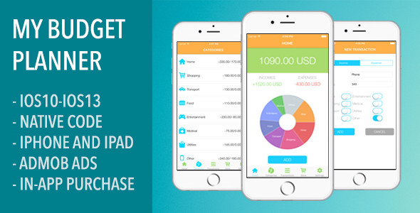 Download My Budget Planner – Incomes and Expenses Tracker Nulled 