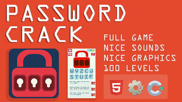 Download PASSWORDCRACK – HTML5 GAME – CONSTRUCT 2|3 Nulled 