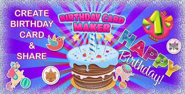 Download Birthday Card Maker App/web (CAPX and HTML5) Nulled 