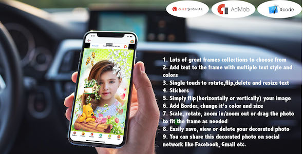Download Kids Photo Frame ( iOS app and Swift 5 ) Nulled 