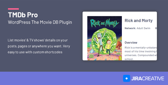Download TMDb Pro – Movie & TV Show Details Plugin for The Movie Database Nulled 