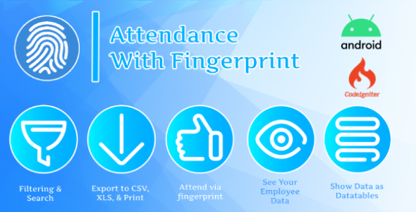 Download Attendance with Fingerprint (Android + System Management) Nulled 
