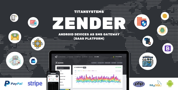 Download Zender – Android Mobile Devices as SMS Gateway (SaaS Platform) Nulled 