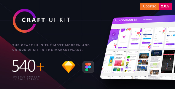 Download Craft | A Multipurpose and Multi Business Mobile UI Kit Nulled 