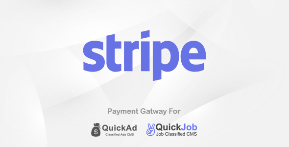 Download Stripe Payment Plugin For Quickad & Quickjob Nulled 