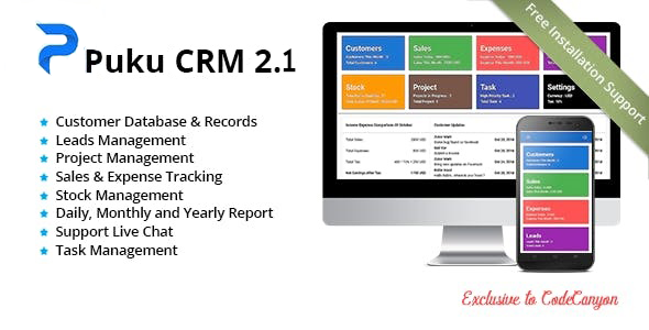 Download Puku CRM – Realtime Open Source CRM Nulled 