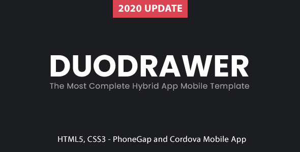 Download DuoDrawer Mobile | PhoneGap & Cordova Mobile App Nulled 