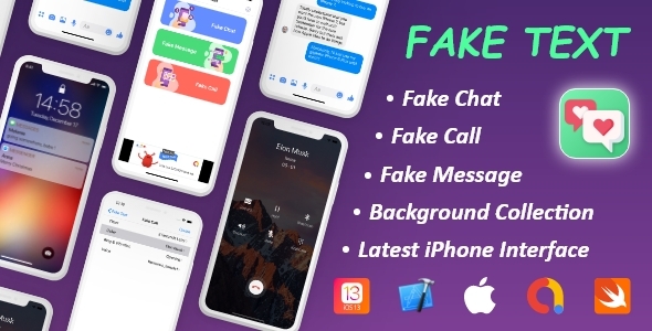 Download Fake Text iOS 13 support Nulled 