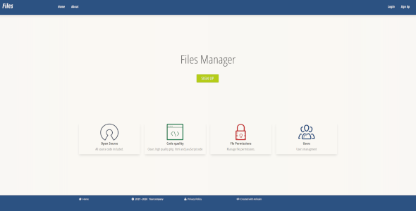 Download Files Manager Script Nulled 