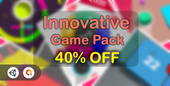 Download New Innovative Game Pack V1 – 5 Games (Unity Game+Admob+iOS+Android) Nulled 