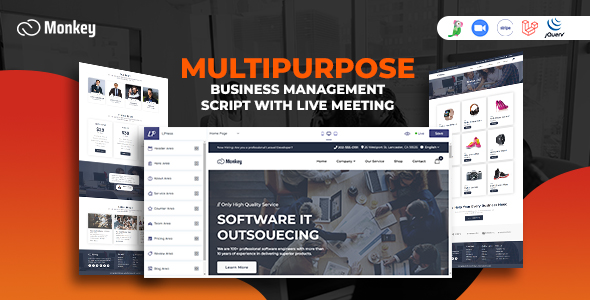 Download Monkey – Multipurpose Live Meeting Business Script Nulled 