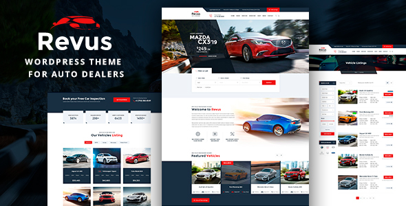 Download Revus – Automotive & Car Booking WordPress Theme Nulled 