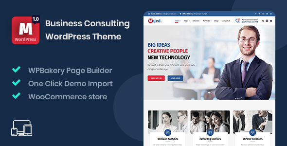 Download Majed – Business Consulting WordPress Theme Nulled 